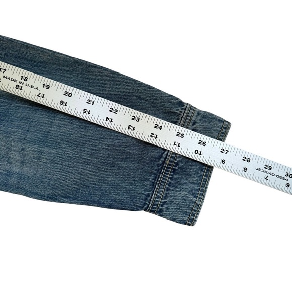 Buffalo David Bitton Jeremy Bleached & Blast Denim Shirt | Men’s‎ Size L Large - Picture 11 of 11